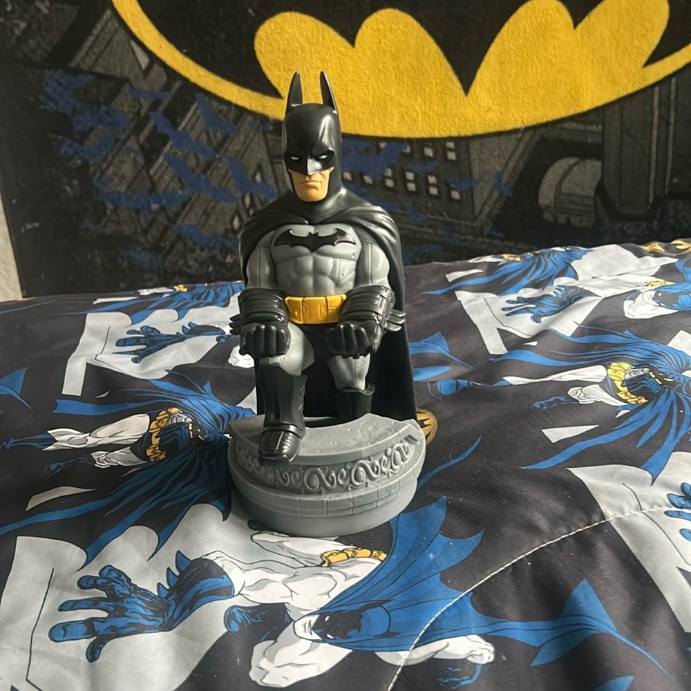 Batman Figurine with Gray and Black Suit